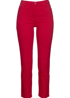 bonprix bonprix Pantalón elástico capri Granate