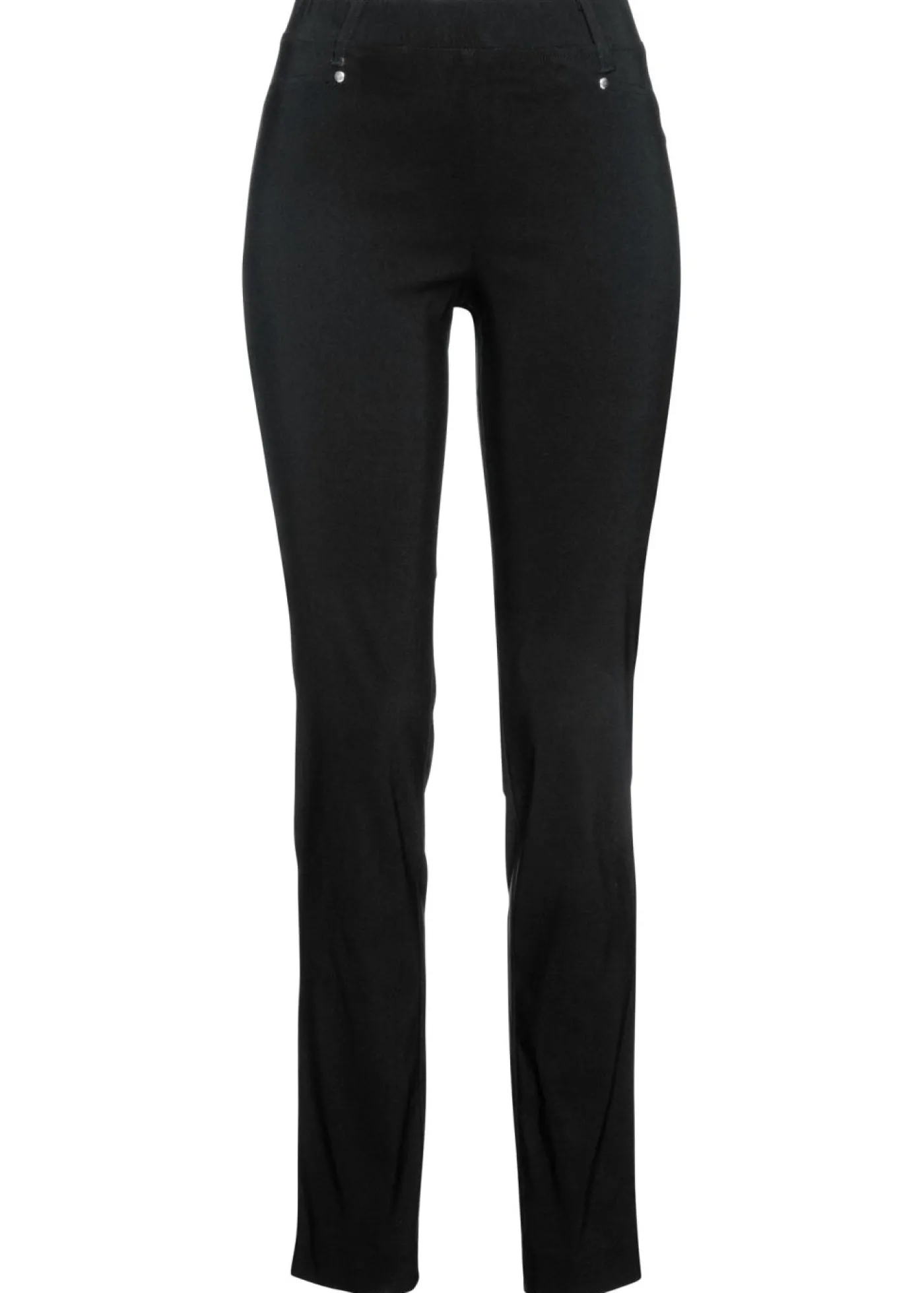 bonprix bonprix Pantalón elástico con cintura antideslizante Negro Hot