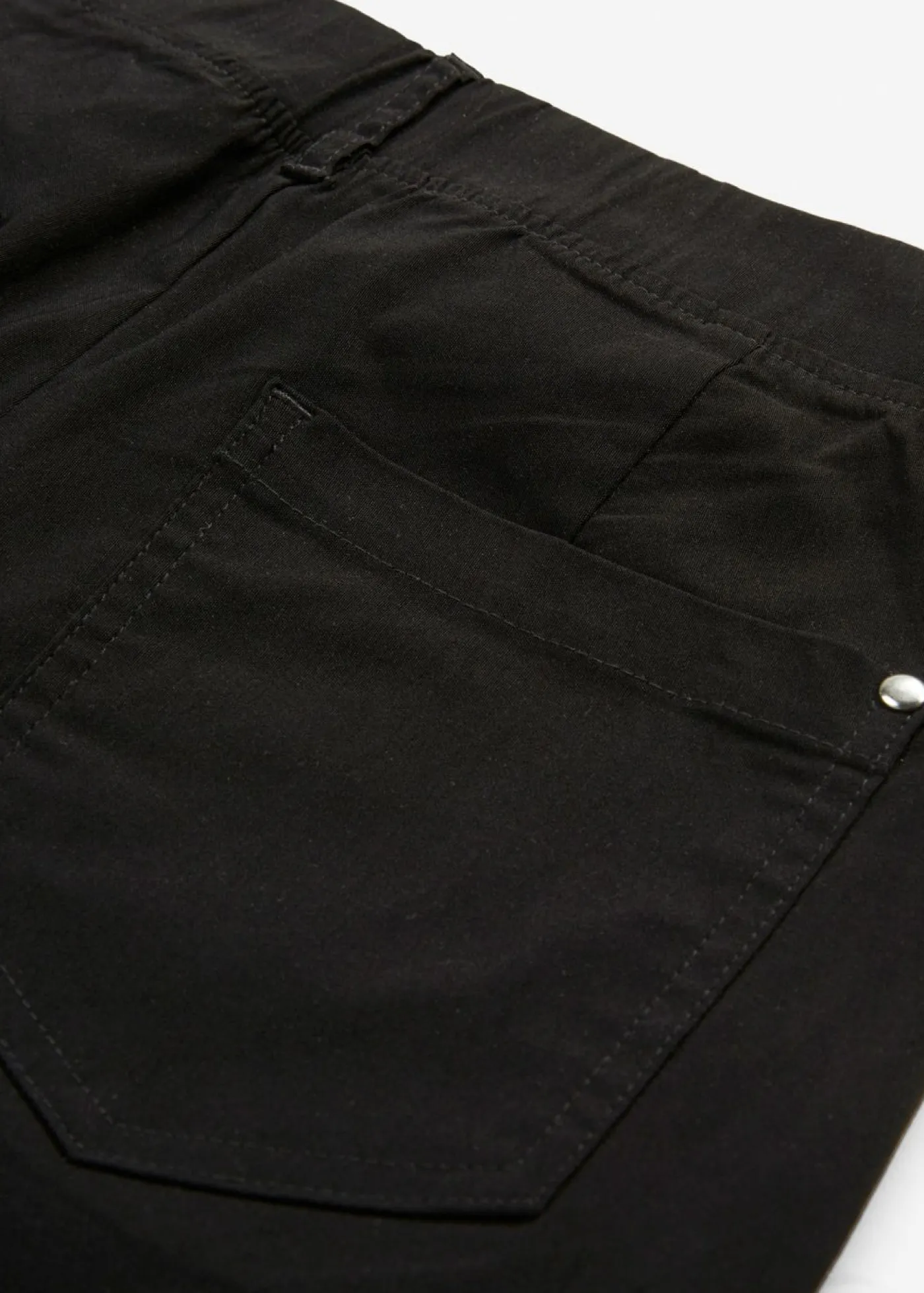 bonprix bonprix Pantalón elástico con cintura antideslizante Negro Hot