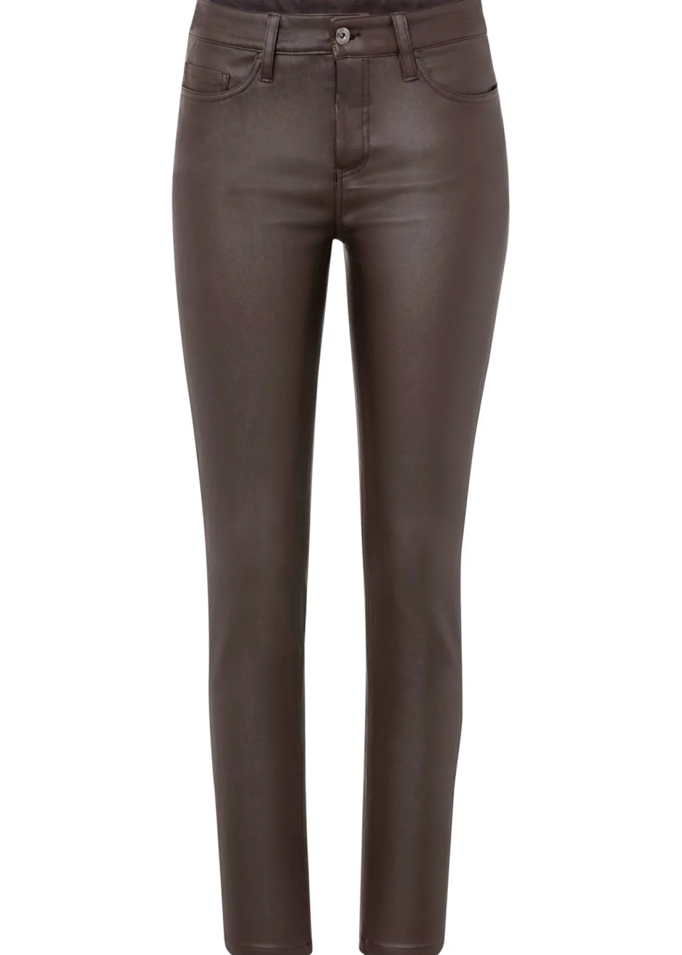 bonprix bonprix Pantalón elástico de mezcla de viscosa marrón Hot