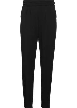 bonprix bonprix Pantalón harem con viscosa Negro Discount