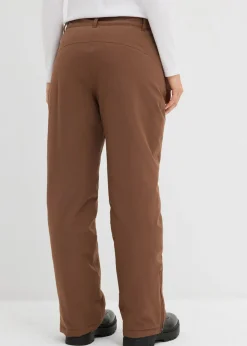 bonprix bonprix Pantalón impermeable de esquí Marrón claro Hot