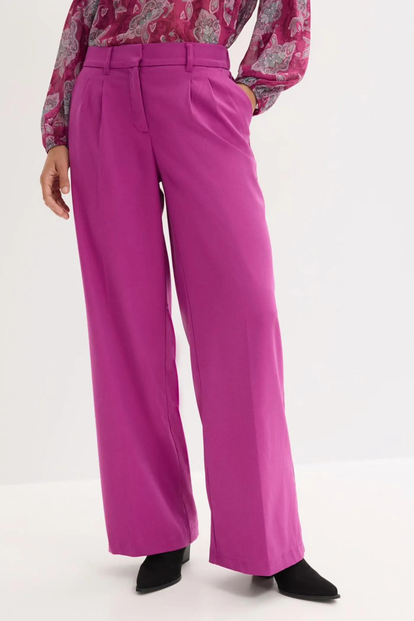 bonprix bonprix Pantalón Marlene Fucsia oscuro New