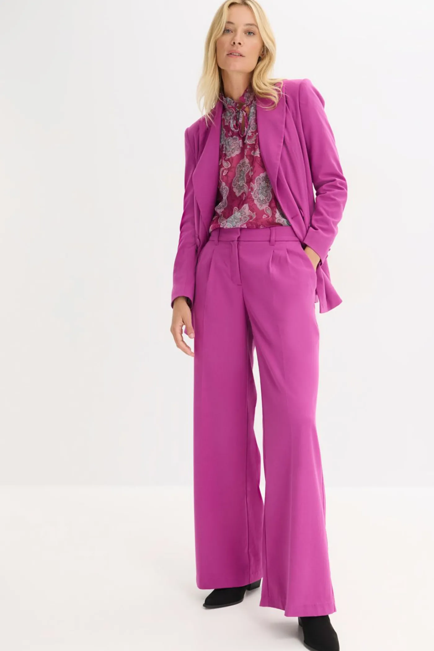 bonprix bonprix Pantalón Marlene Fucsia oscuro New