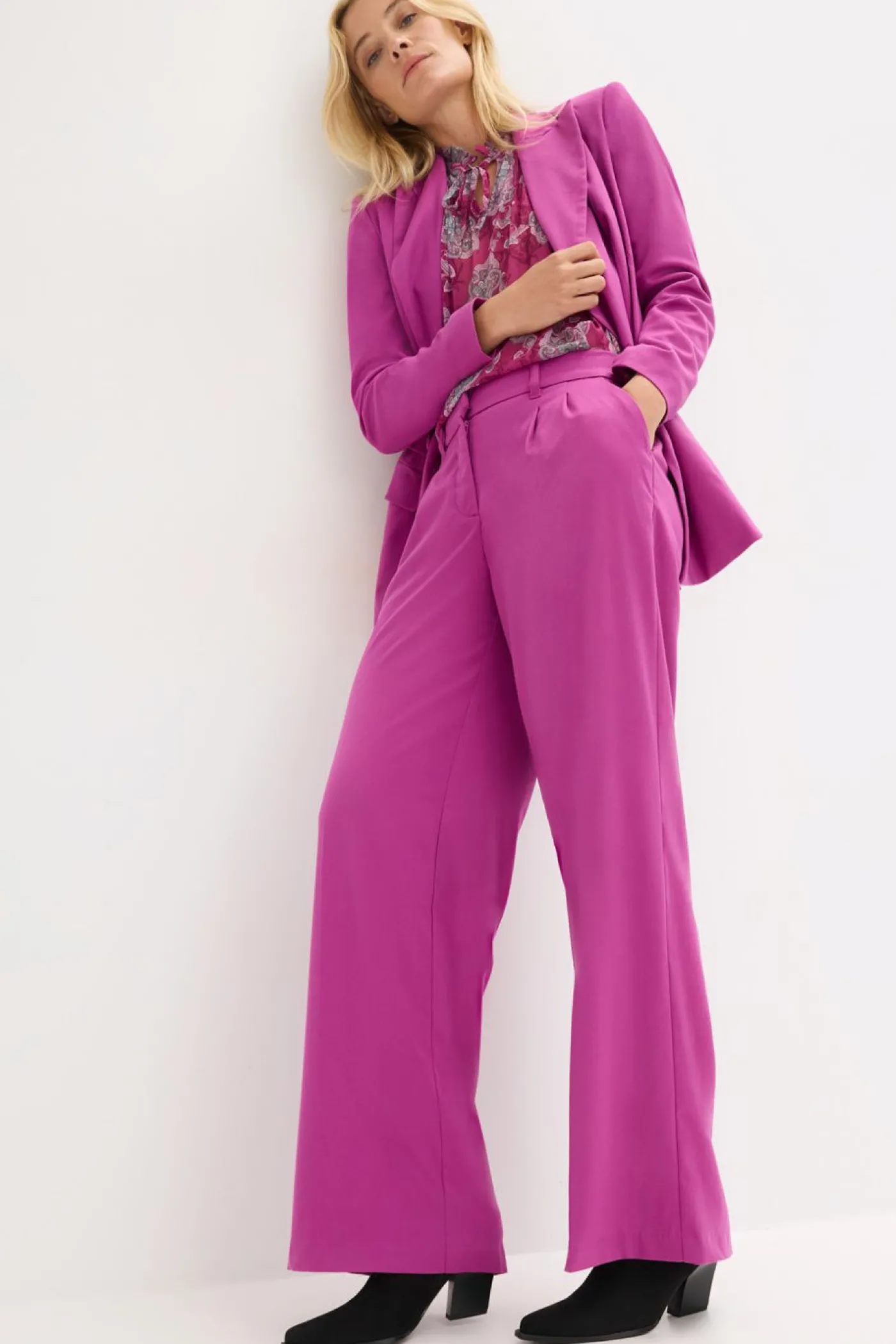 bonprix bonprix Pantalón Marlene Fucsia oscuro New
