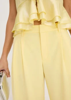 bonprix bonprix Pantalón Marlene Amarillo claro Online