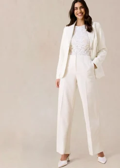 bonprix bonprix Pantalón Marlene Blanco lana Discount