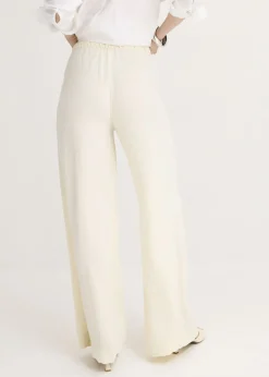 bonprix bonprix Pantalón Marlene de crepé ligero Beige natural Best
