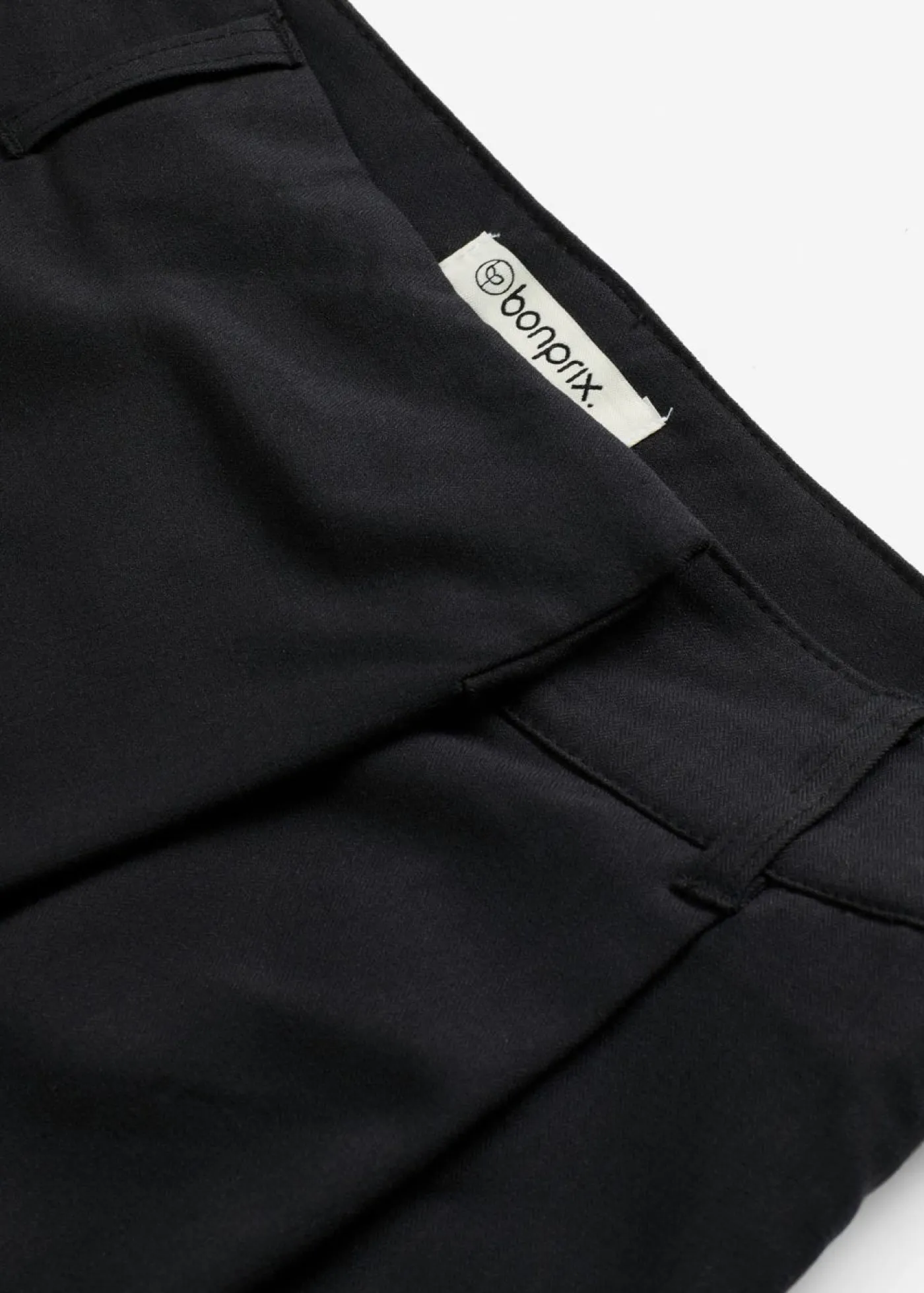 bonprix bonprix Pantalón Marlene de mezcla de viscosa fluida Negro Best