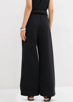 bonprix bonprix Pantalón Marlene de piqué Negro Online