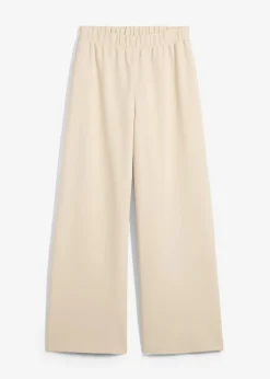 bonprix bonprix Pantalón Marlene de piqué gris guijarro Sale