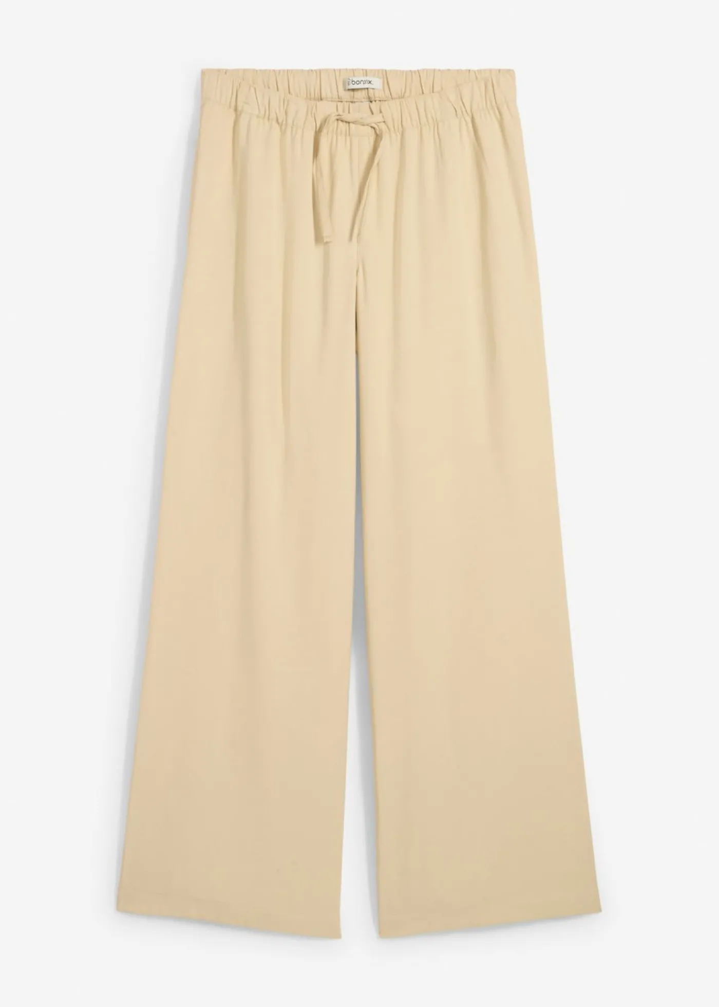 bonprix bonprix Pantalón Marlene de viscosa fluida Beige verdoso Discount