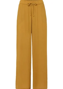 bonprix bonprix Pantalón Marlene de viscosa fluida Amarillo Outlet