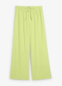 bonprix bonprix Pantalón Marlene de viscosa fluida Verde menta Best