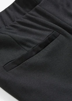 bonprix bonprix Pantalón palazzo de Punto di Roma cómodo Negro Hot
