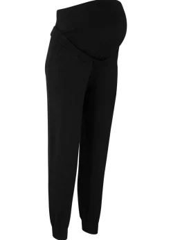 bonprix bonprix Pantalón premamá de punto fino Negro Outlet