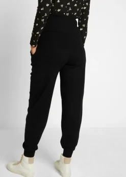 bonprix bonprix Pantalón premamá de punto fino Negro Outlet