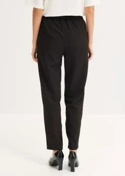 bonprix bonprix Pantalón sin cierre con cinturilla cómoda Negro Online