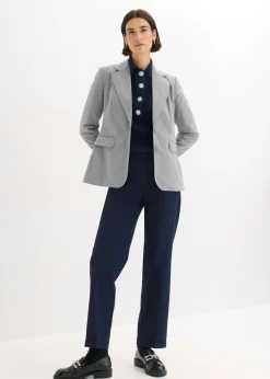 bonprix bonprix Pantalón sin cierre con dobladillo Azul marino Outlet