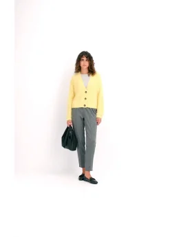 bonprix bonprix Pantalón sin cierre con ribete gris jaspeado moteado Online