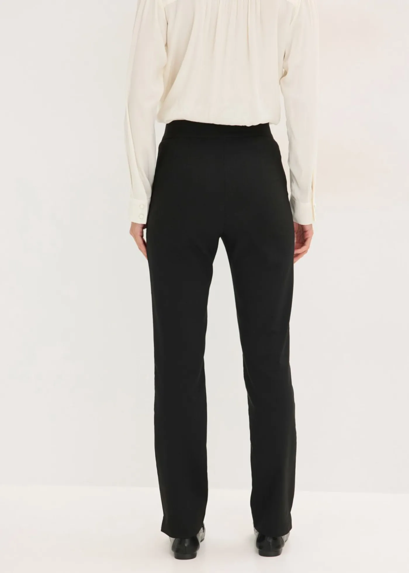 bonprix bonprix Pantalón sin cierre de bengalina Negro Clearance