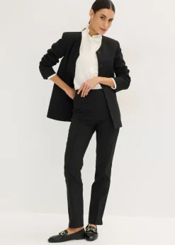 bonprix bonprix Pantalón sin cierre de bengalina Negro Clearance
