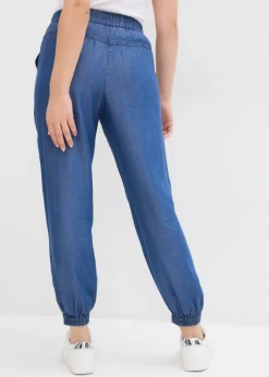 bonprix bonprix Pantalón sin cierre de lyocell fluido Denim Best