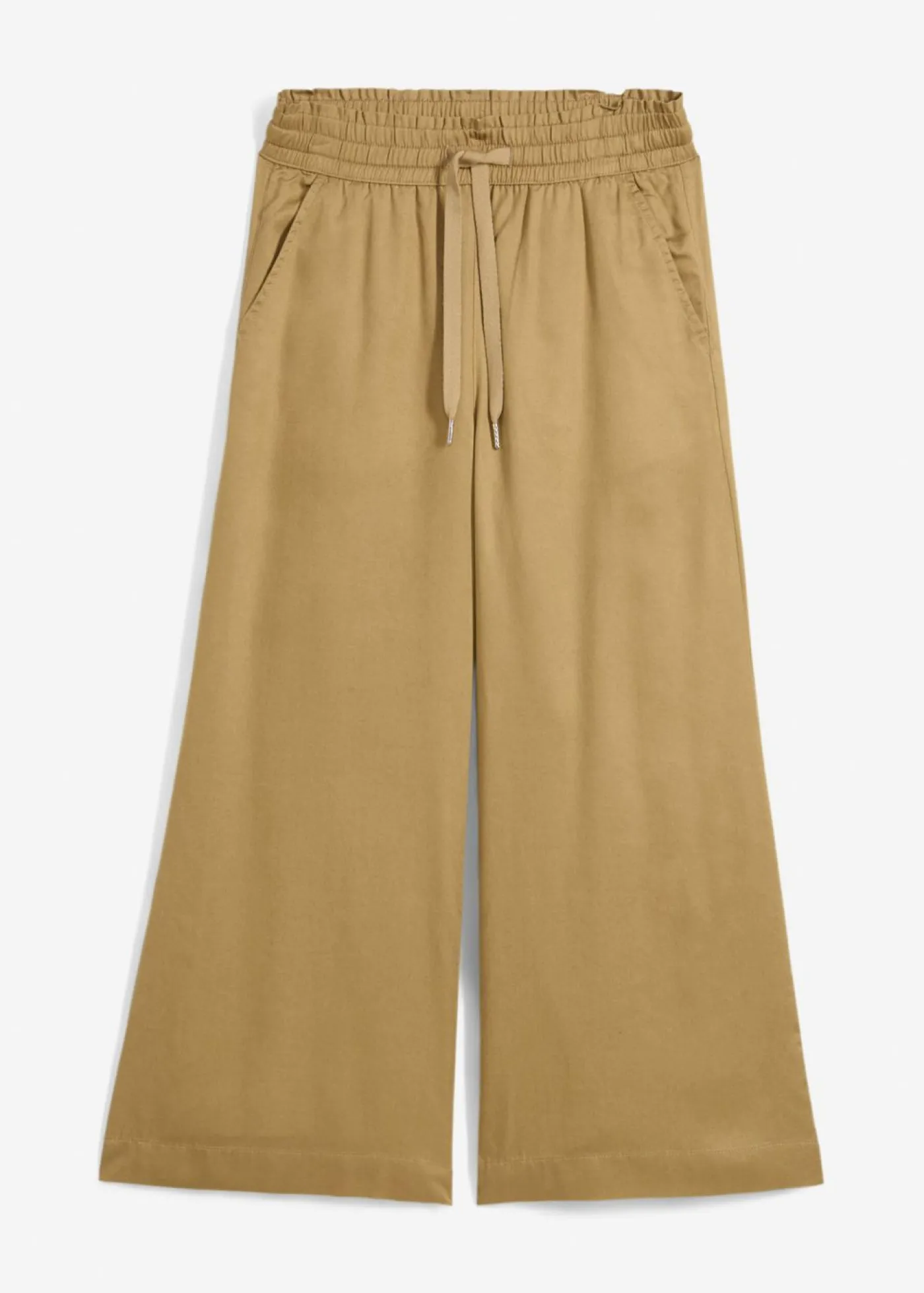 bonprix bonprix Pantalón sin cierre de lyocell 7/8 Marrón caqui Outlet