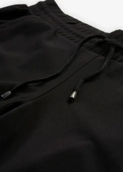 bonprix bonprix Pantalón sin cierre de mezcla de viscosa Negro Outlet