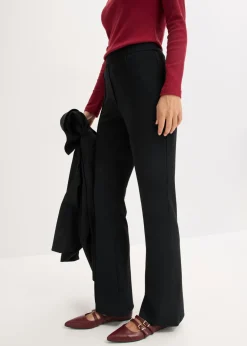 bonprix bonprix Pantalón sin cierre de punto Negro New