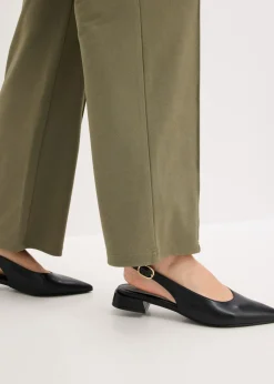 bonprix bonprix Pantalón sin cierre de tejido interlock resistente Verde oliva Clearance