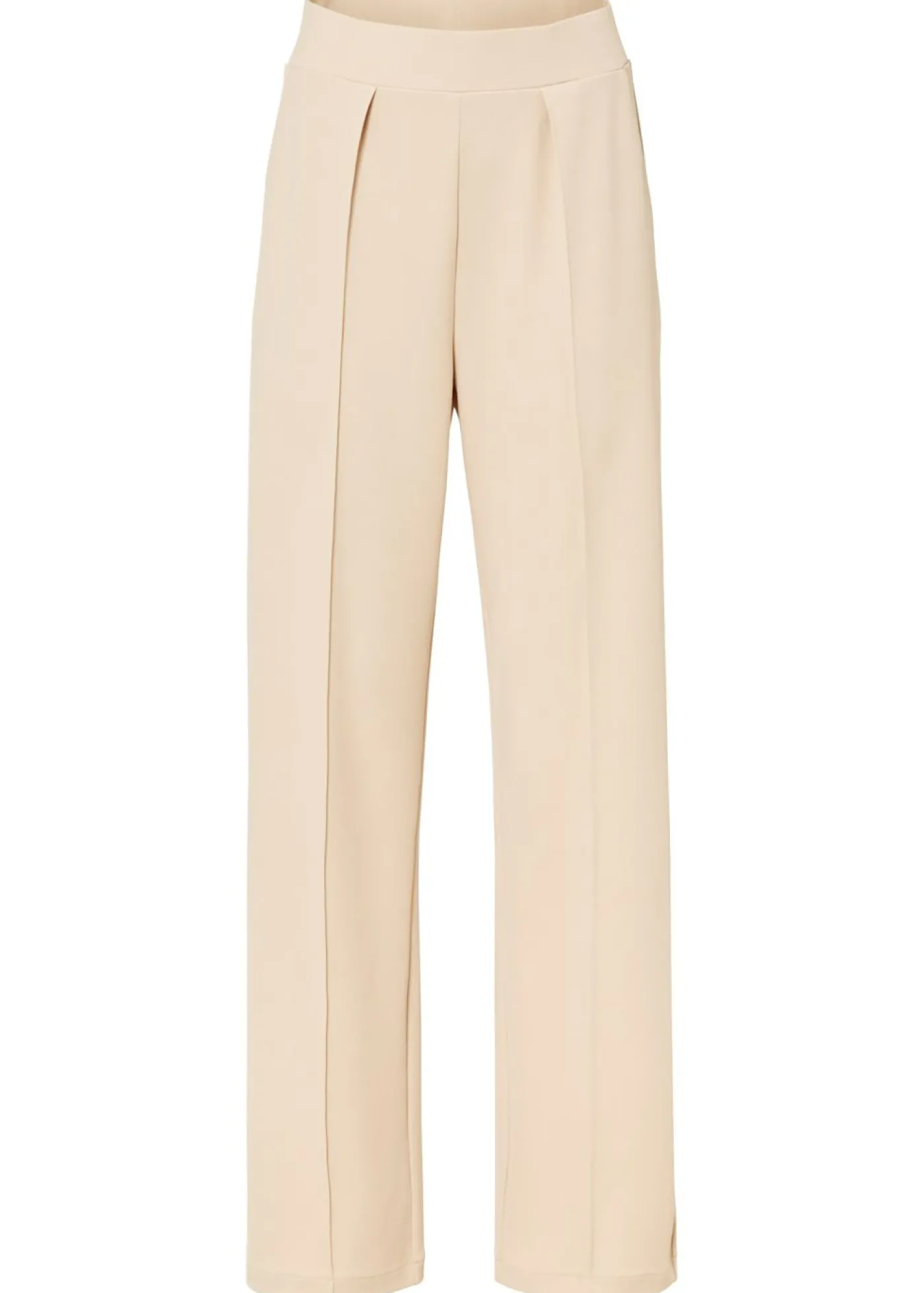 bonprix bonprix Pantalón sin cierre de tejido interlock resistente Arena claro Sale