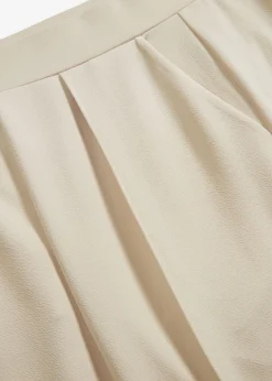 bonprix bonprix Pantalón sin cierre de tejido interlock resistente Arena claro Sale