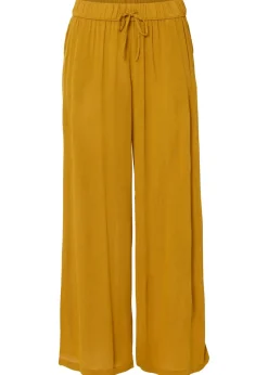 bonprix bonprix Pantalón sin cierre de viscosa Amarillo Discount
