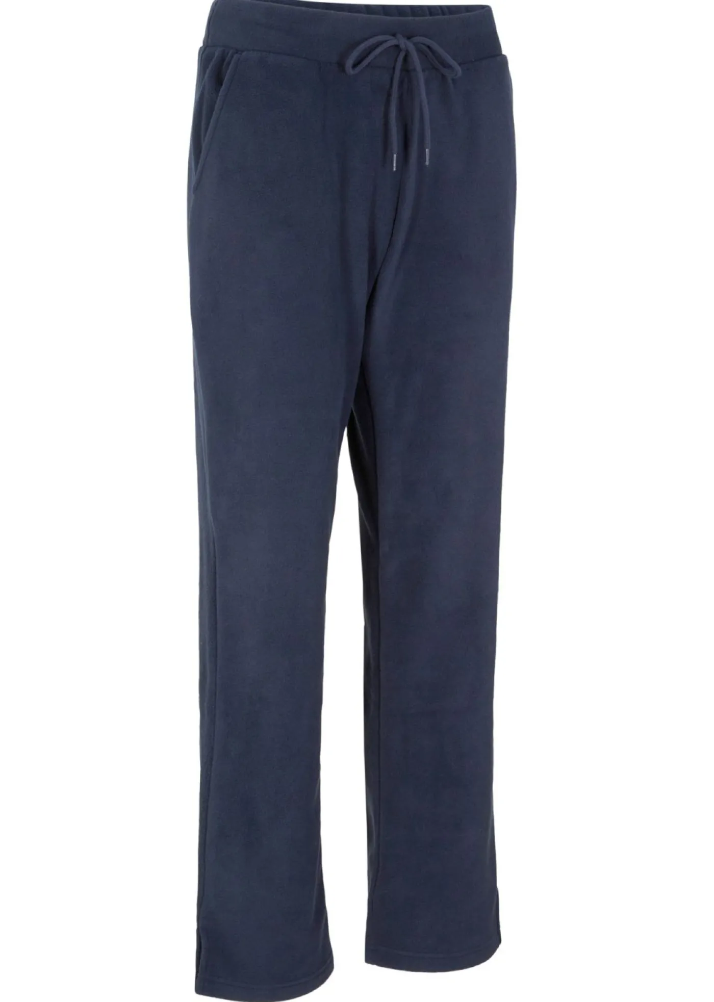 bonprix bonprix Pantalón sin cierre en tejido polar Azul marino