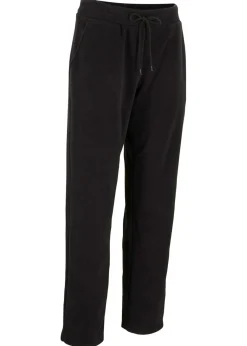 bonprix bonprix Pantalón sin cierre en tejido polar Negro Best
