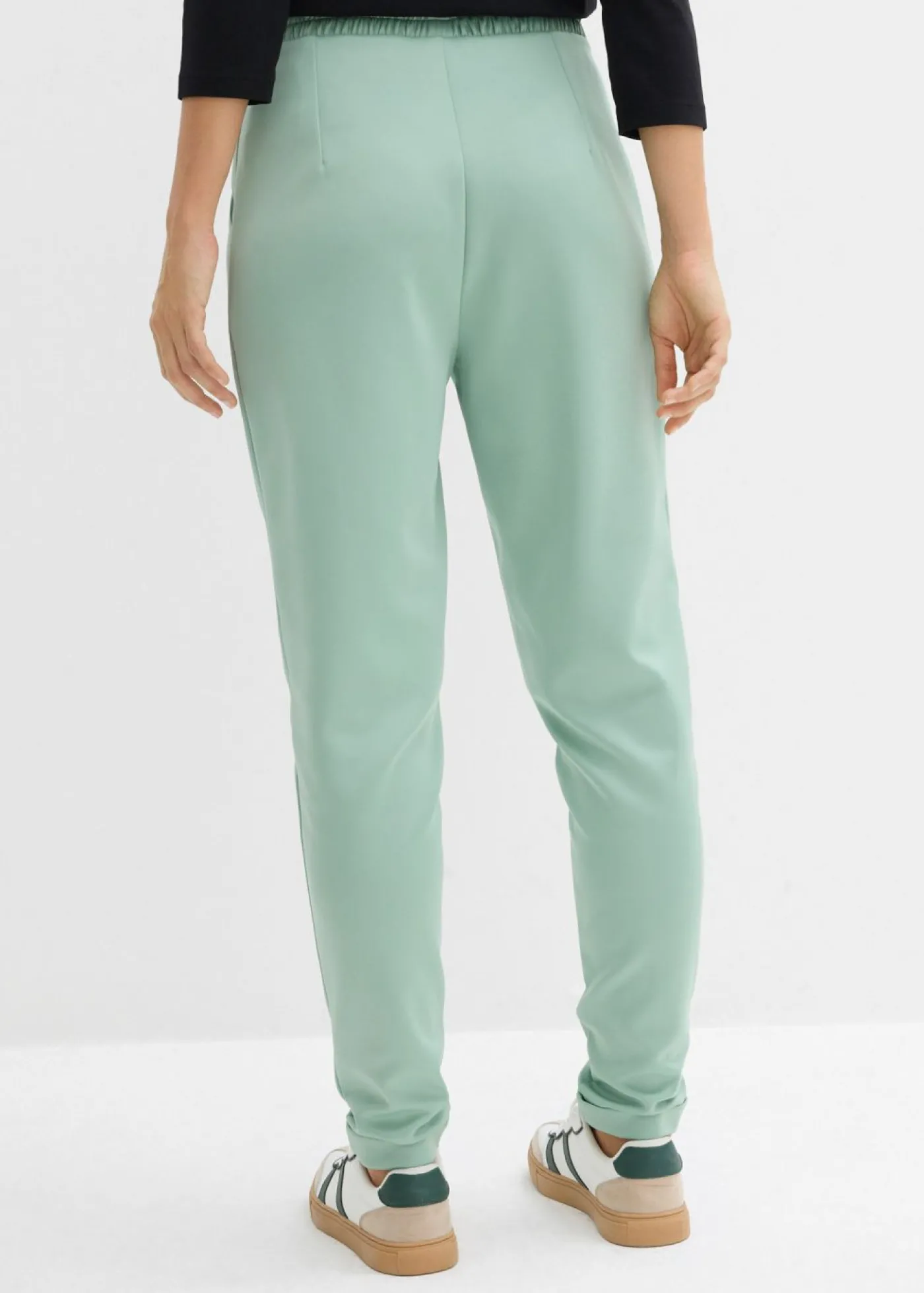 bonprix bonprix Pantalón tipo chino de neopreno Verde pastel Clearance