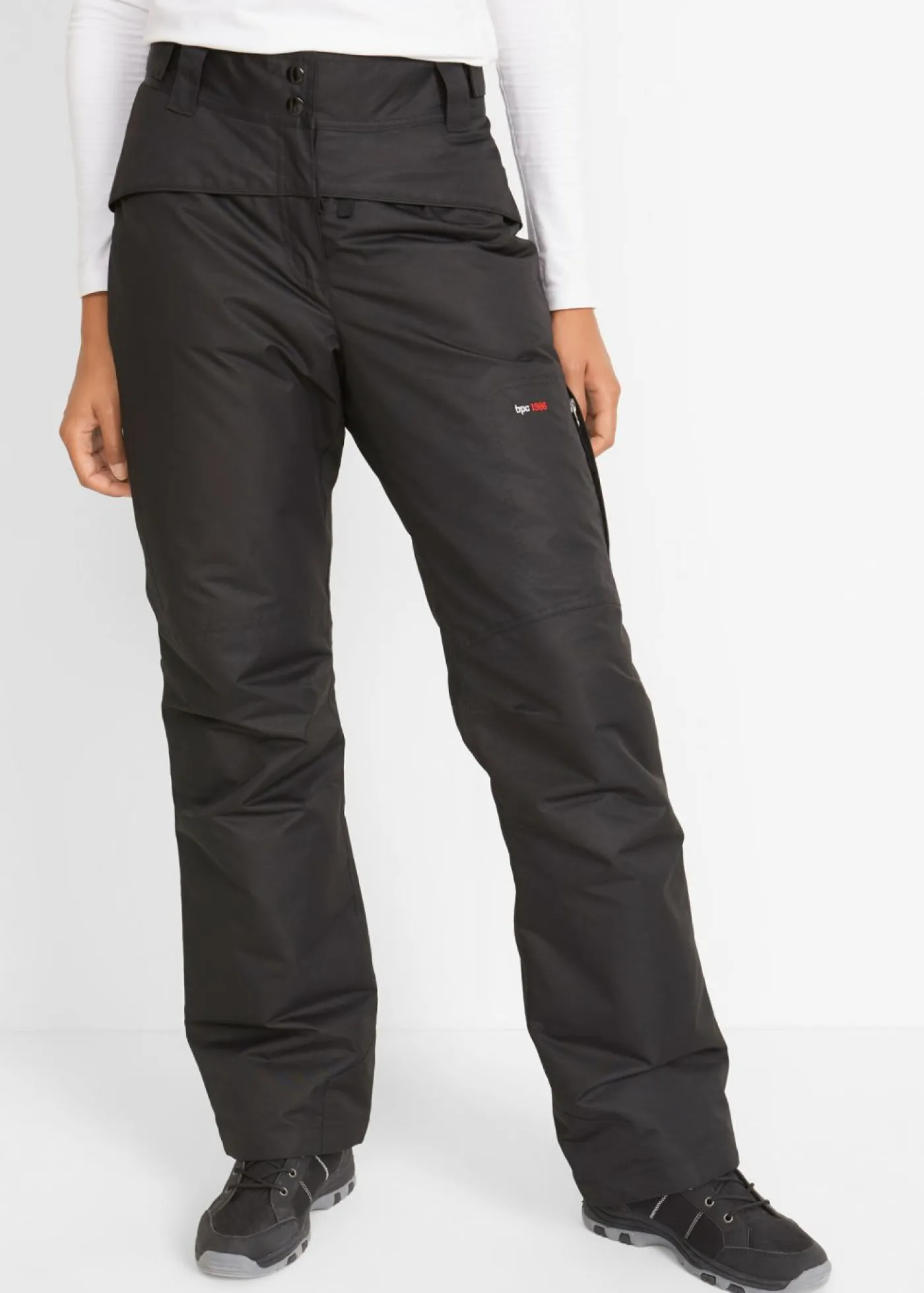 bonprix bonprix Pantalón térmico funcional de esquí de material impermeable Negro Clearance