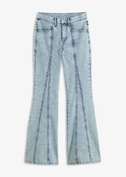 bonprix bonprix Pantalón vaquero, high waist azul hielo denim Clearance