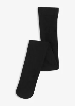 bonprix bonprix Pantis con diseño floral de rejilla Negro Discount