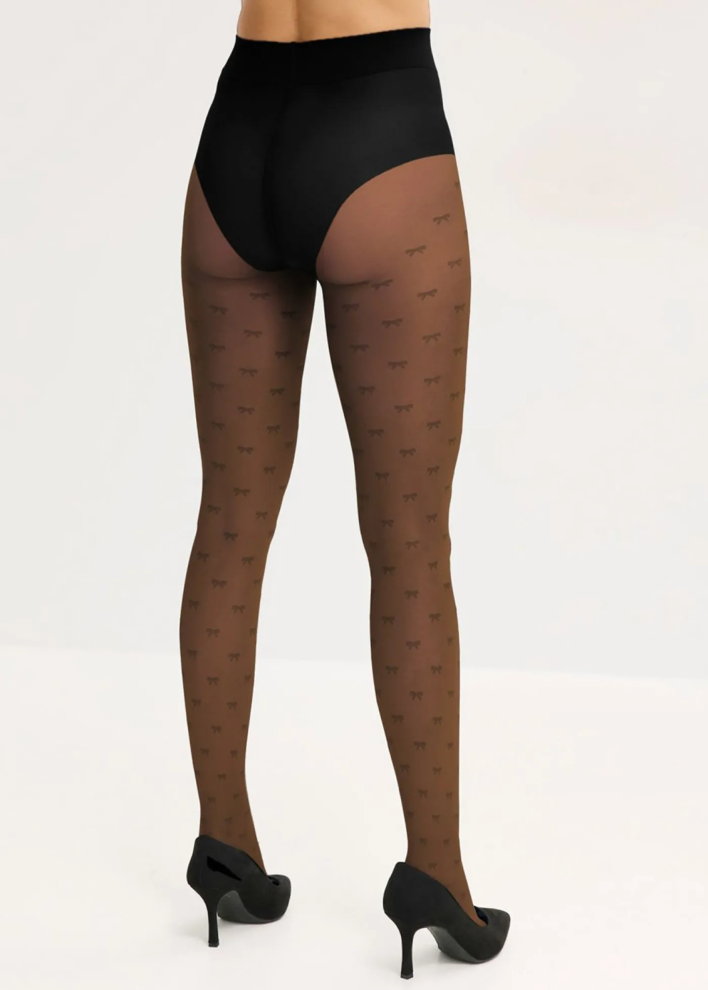 bonprix bonprix Pantis de 20 den con cinturilla cómoda Negro Hot