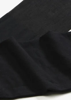 bonprix bonprix Pantis de 70 den con diseño por encima de la rodilla Negro New