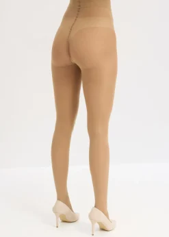 bonprix bonprix Pantis de 30 den con poliamida reciclada Beige