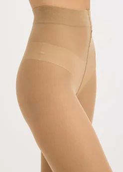 bonprix bonprix Pantis de 30 den con poliamida reciclada Beige