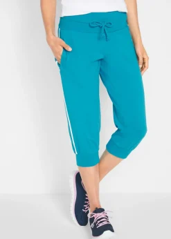 bonprix bonprix Paquete de 2 braguitas deportivas elásticas, 3/4 de largo, nivel 1 azul oxford+turquesa oscuro Online