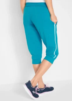 bonprix bonprix Paquete de 2 braguitas deportivas elásticas, 3/4 de largo, nivel 1 azul oxford+turquesa oscuro Online