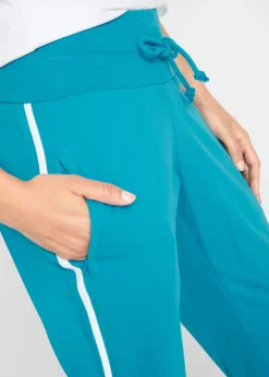 bonprix bonprix Paquete de 2 braguitas deportivas elásticas, 3/4 de largo, nivel 1 azul oxford+turquesa oscuro Online