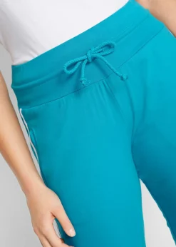 bonprix bonprix Paquete de 2 braguitas deportivas elásticas, 3/4 de largo, nivel 1 azul oxford+turquesa oscuro Online