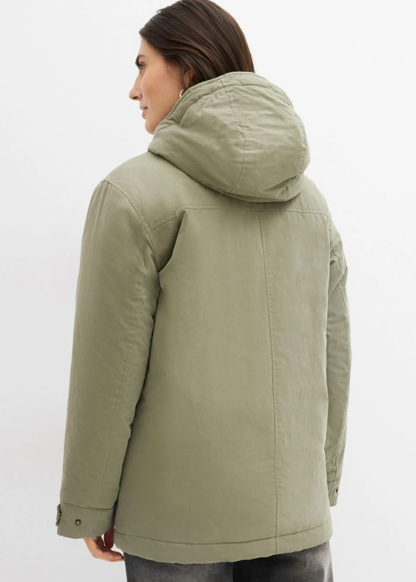 bonprix bonprix Parka acolchada Verde oliva