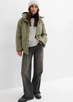 bonprix bonprix Parka acolchada Verde oliva